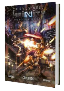 Livre de règles du jeu de rôles Infinity